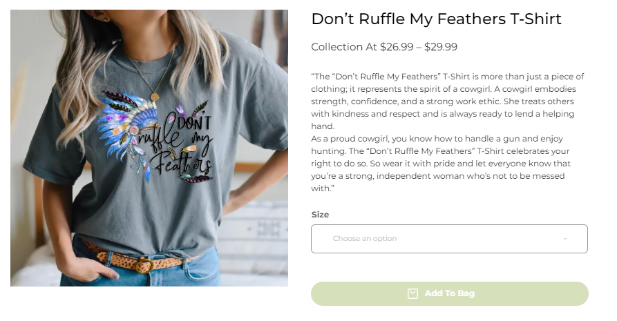 Don’t Ruffle My Feathers T-Shirt